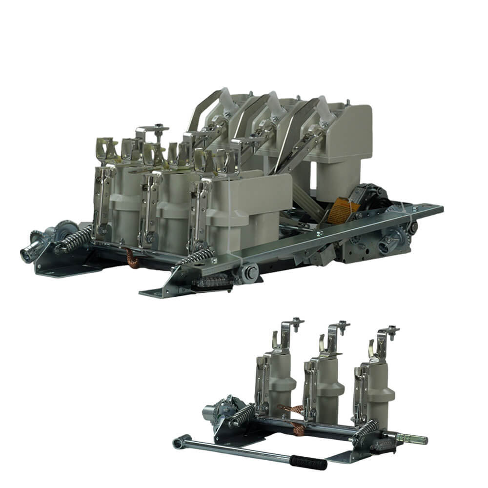FN18 12kV 3 giai đoạn băng đảng hoạt động công tắc phá vỡ không khí với thiết bị tiếp đất và công tắc cầu chì NALF