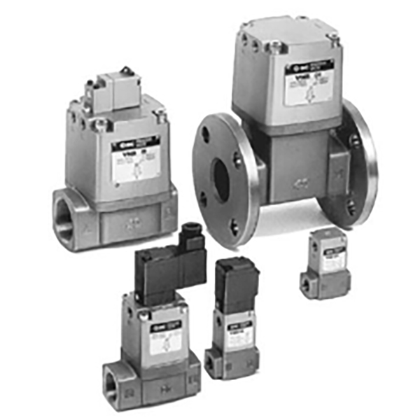 Van điều khiển chất lỏng 2 chiều vận hành bằng khí nén dòng VNB201